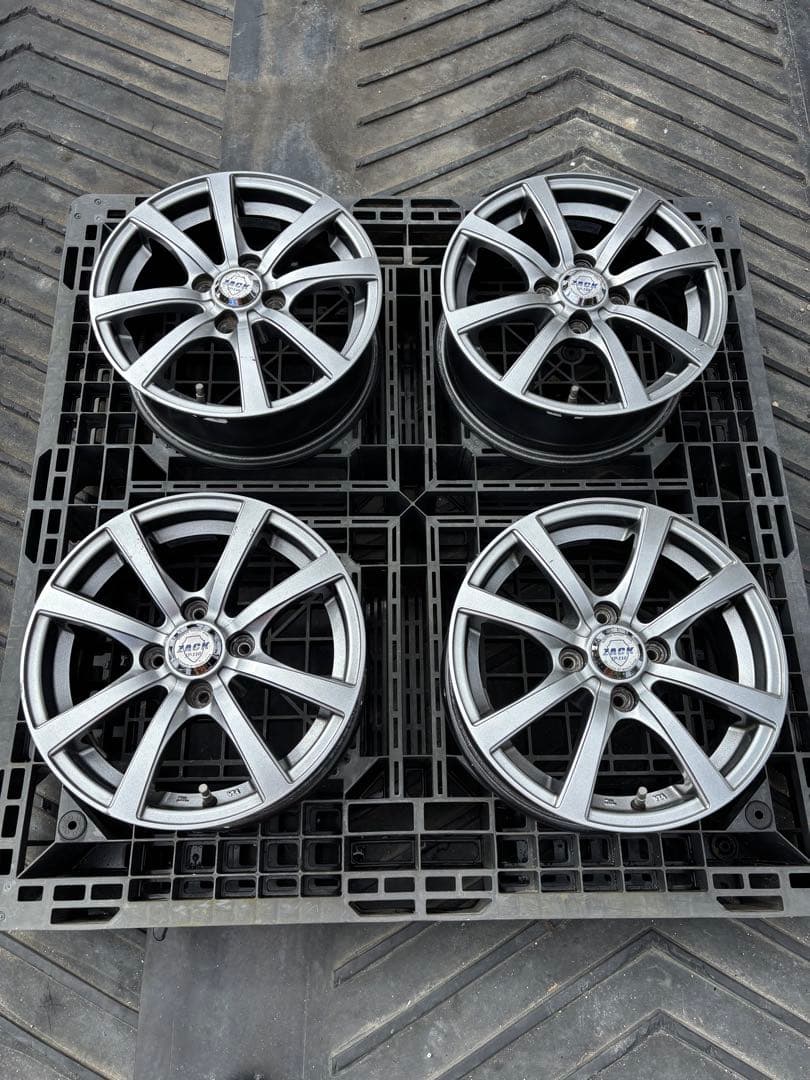 悪羅です/☆ZACK 14インチ ダークグレー ホイール 8スポーク