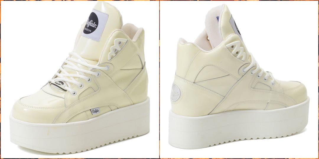 訳あり！BUFFALO／ハイカット厚底スニーカー27cm 新品同様¥69630