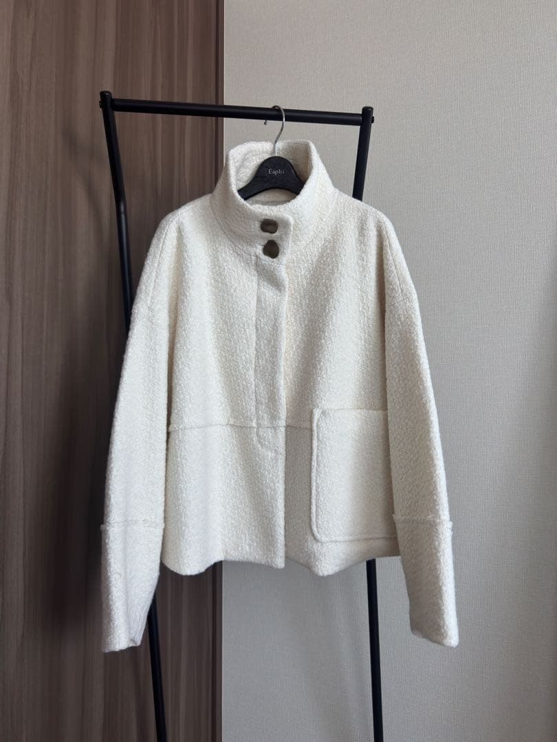ジャケット・アウター Eaphi STAND COLLAR COAT