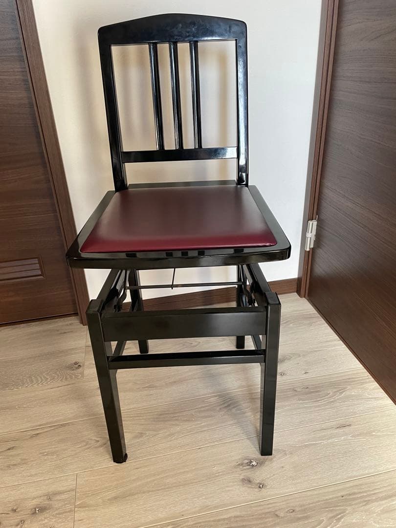 「中古良品背」付ピアノ椅子トムソン椅子