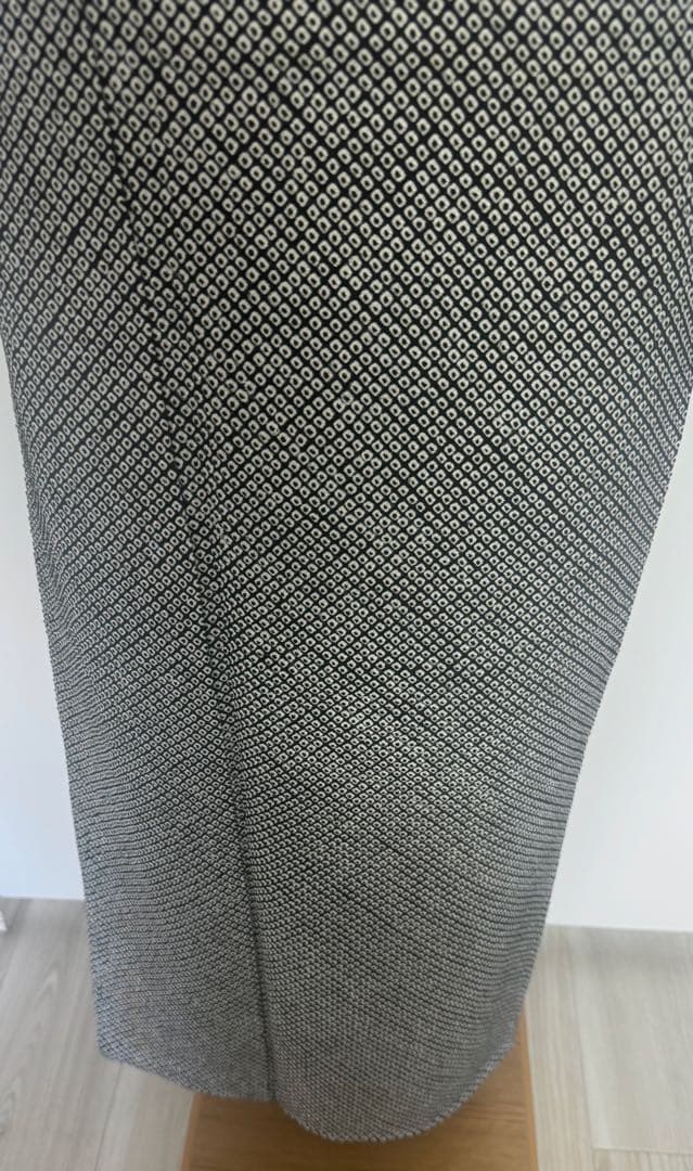 未使用品　豪華　本総絞り小紋着物