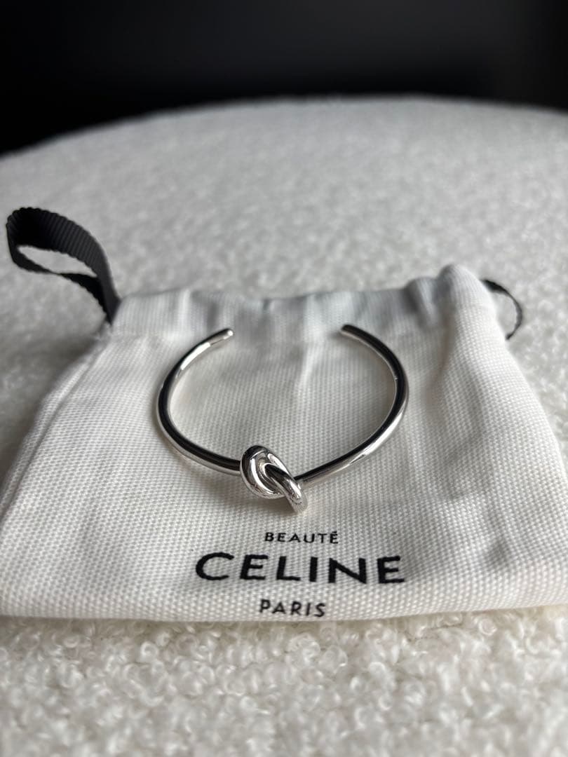 CELINE/バングル/シルバー