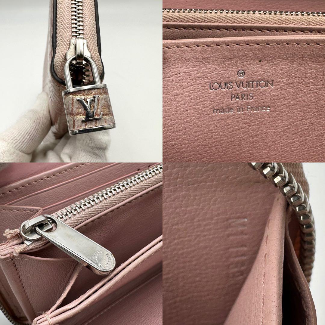 美品✨ ルイヴィトン クロコダイル カデナ ジッピーウォレット 長財布