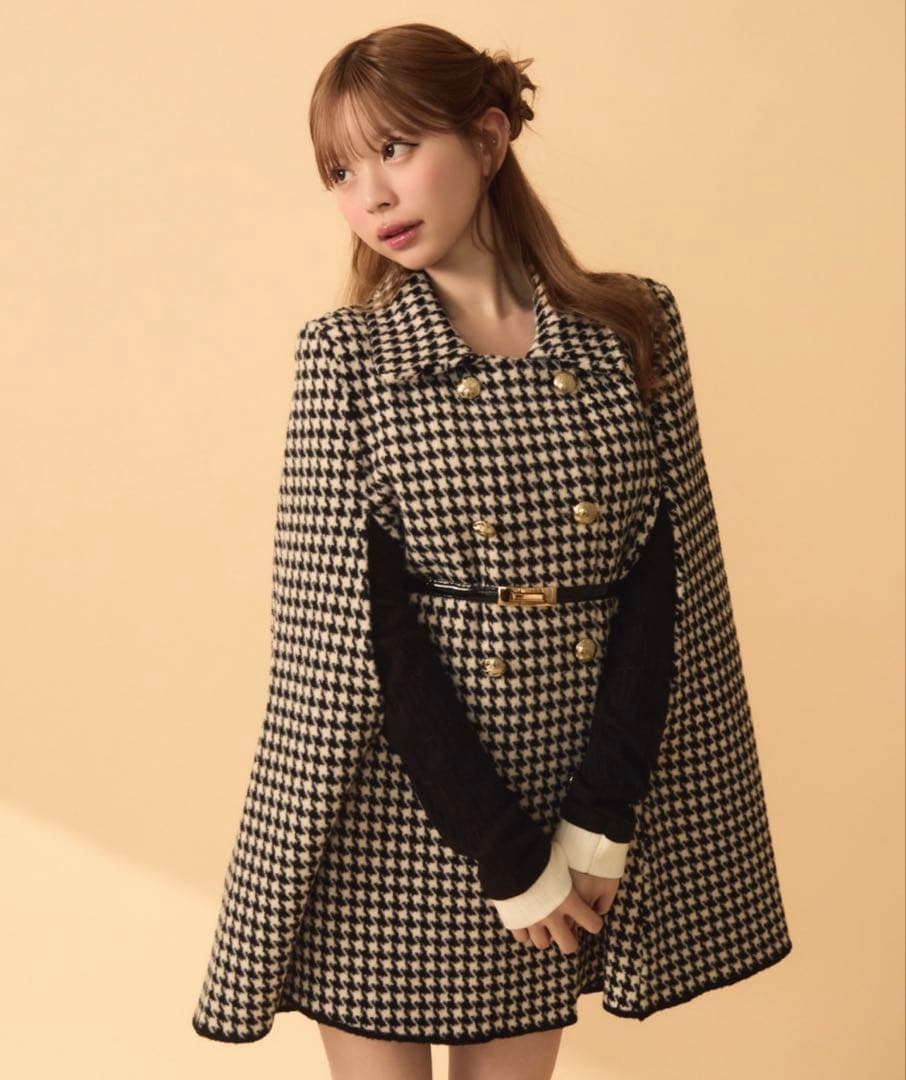 TITTY&CO クラシカルケープコート