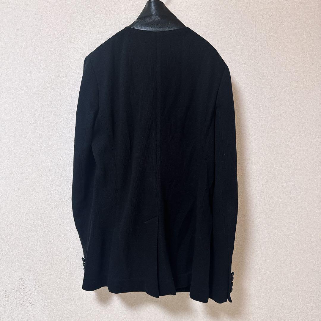 【美品】ポロラルフローレン ラムレザー テーラージャケット ロゴウッドボタン