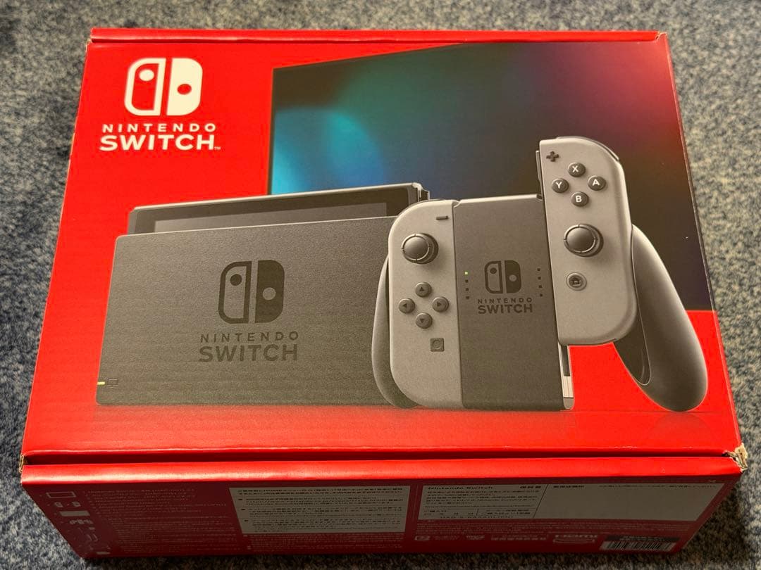 Nintendo Switch 本体 グレー ジョイコン付き