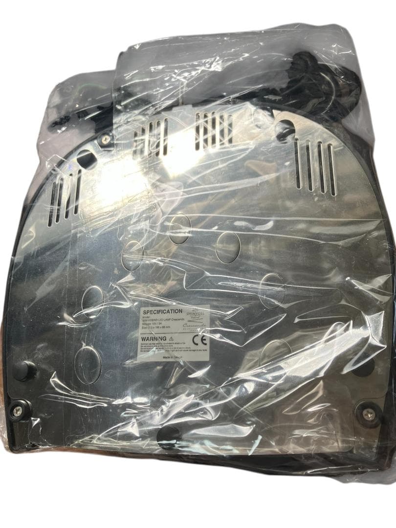 シャイニー ジェルネイル用LEDランプ 36W ブラック 美品