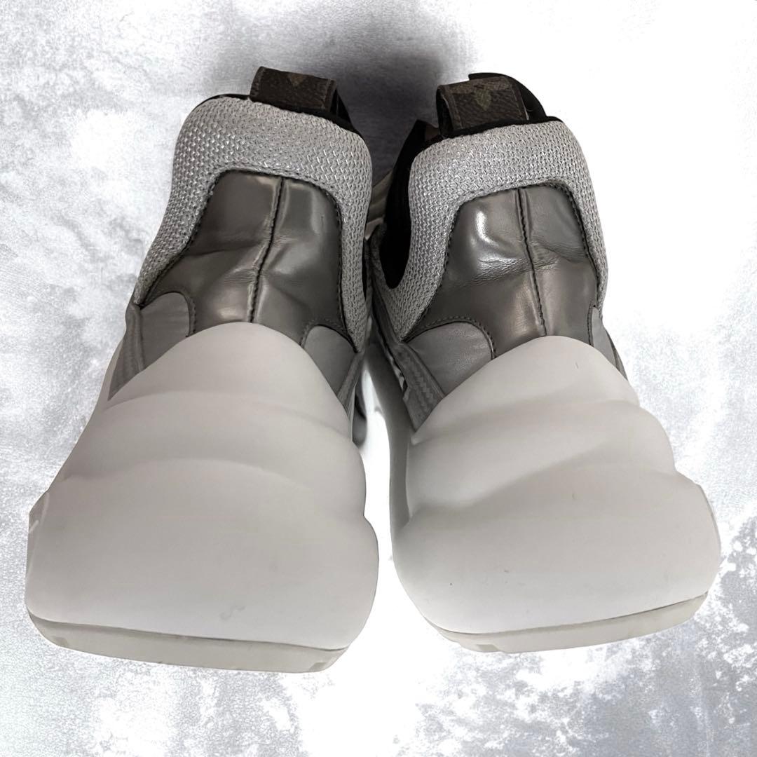 【極美品】ルイ ヴィトン スニーカーダッド レディース シルバー 34 21.5