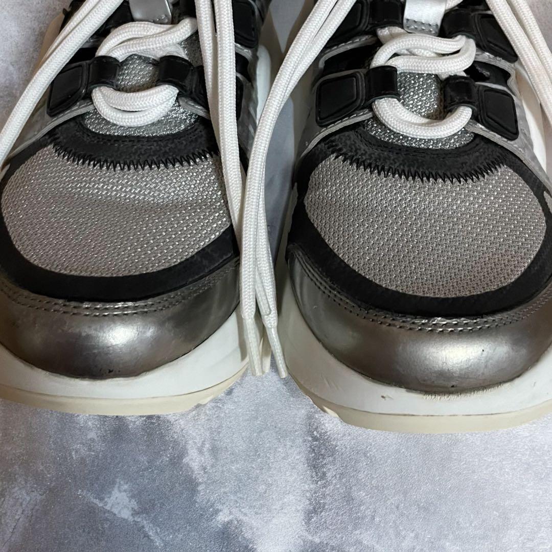 【極美品】ルイ ヴィトン スニーカーダッド レディース シルバー 34 21.5
