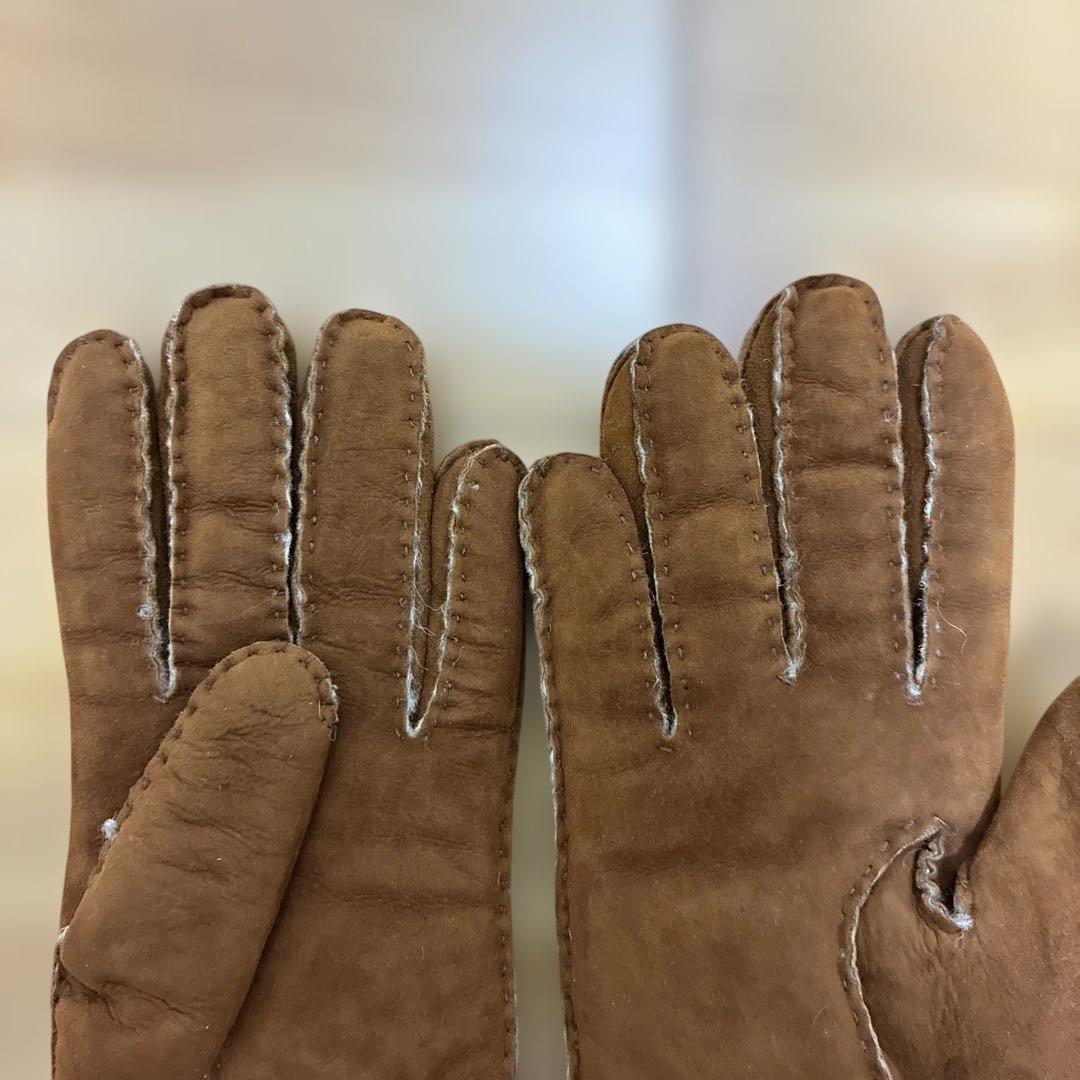 したごや　イルビゾンテ　IL BISONTE ブラウン スエード 手袋