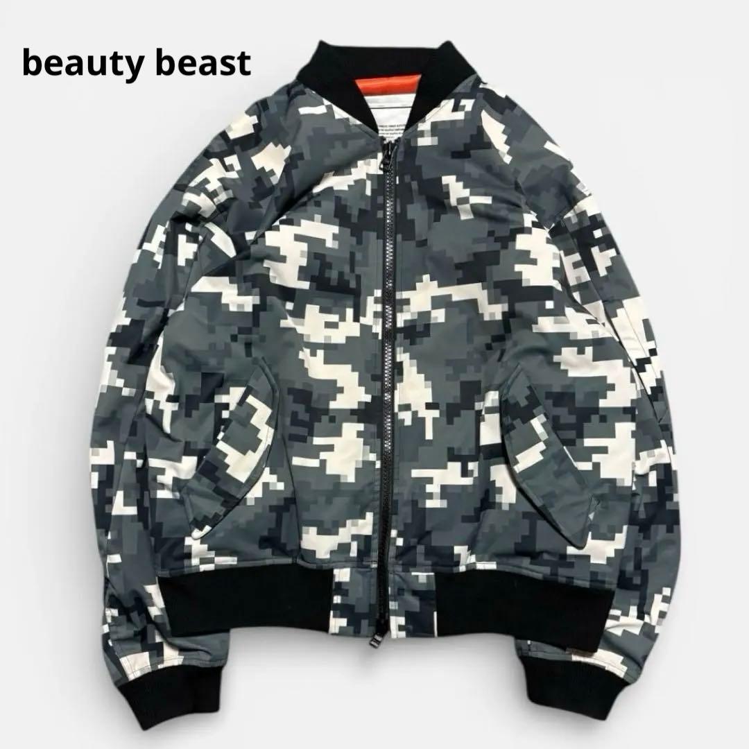 ジャケット・アウター beauty beast digital camo ma-1 jacket