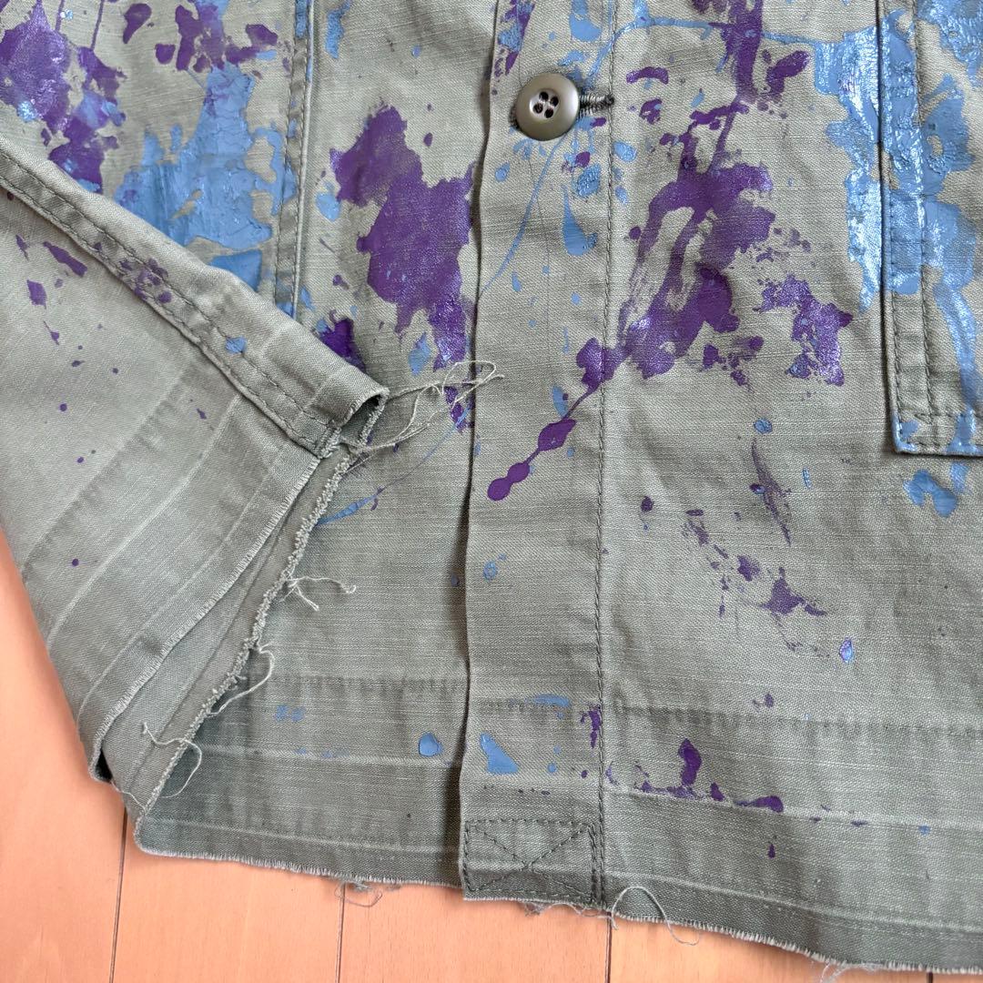 NEEDLES ニードルズ ジャケット カバーオール L カーキ ジャージ 長袖