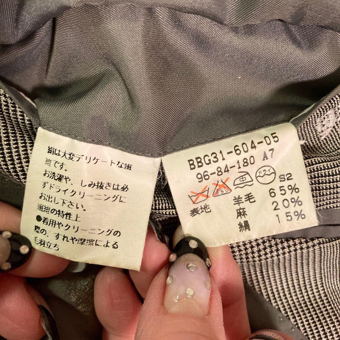 90s OLD Burberry オールドバーバリー スーツ セットアップ XL