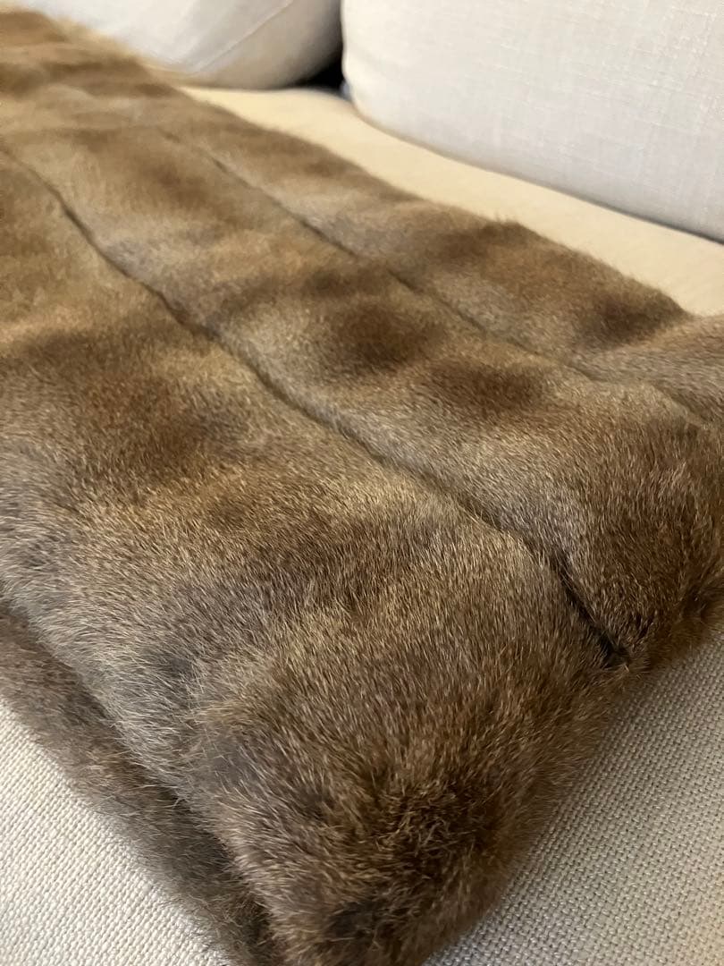 毛皮　ファー　ストール　ミンク