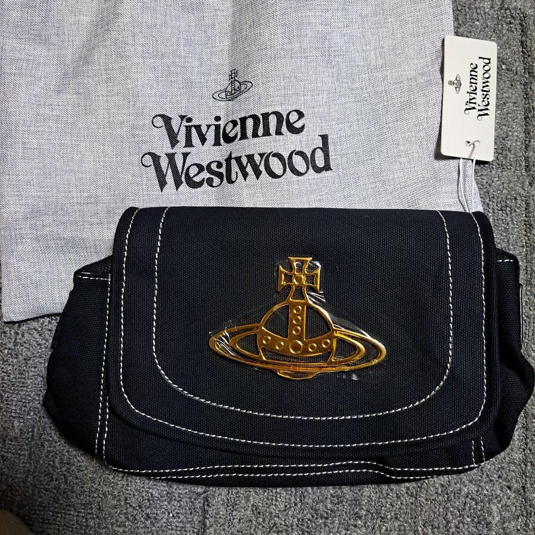 a*様 Vivienne Westwood ブラックショルダーバッグ