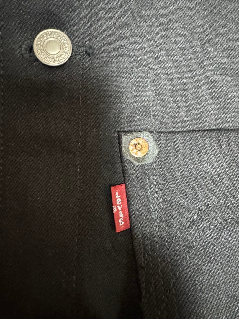 ジュンヤワタナベ　ギャルソン　Levi's ブラック デニムジャケット