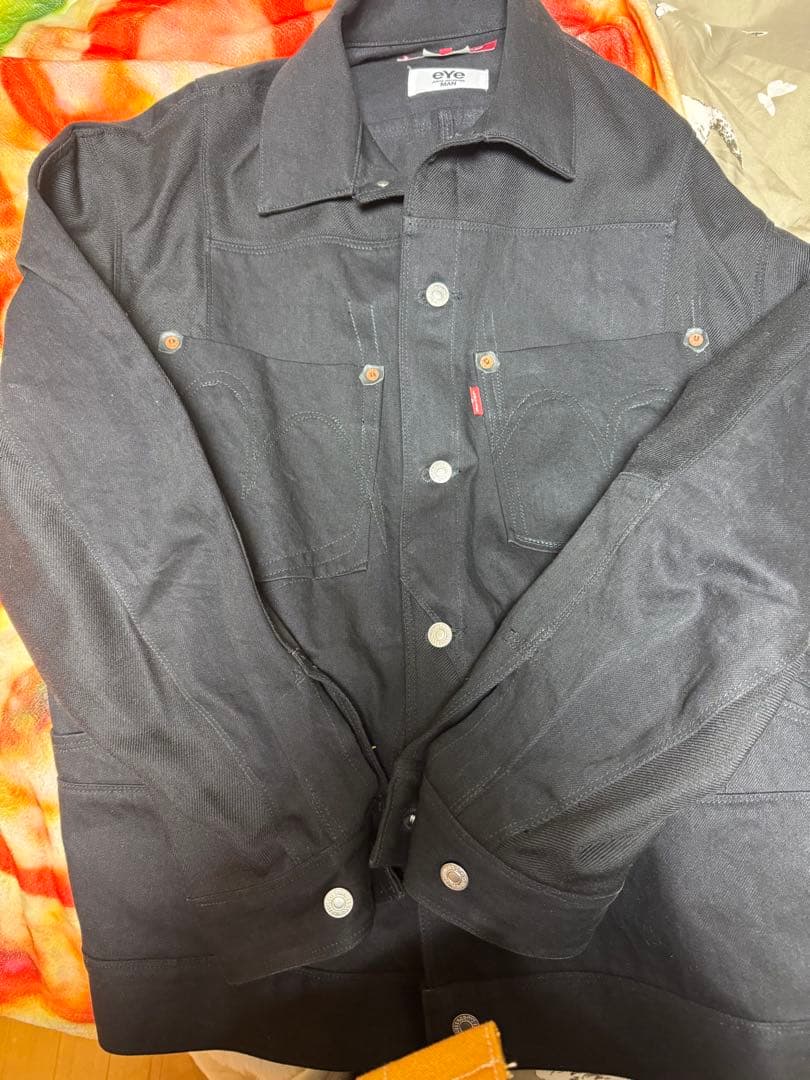 ジュンヤワタナベ　ギャルソン　Levi's ブラック デニムジャケット