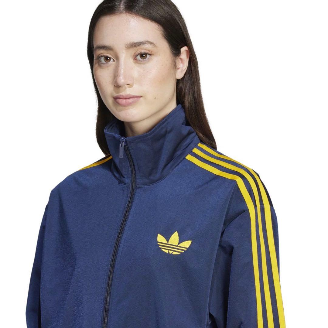 美品 adidas ファイヤーバード ルーズ トラックジャケット ネイビー S