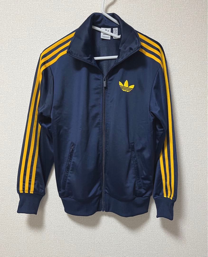 美品 adidas ファイヤーバード ルーズ トラックジャケット ネイビー S