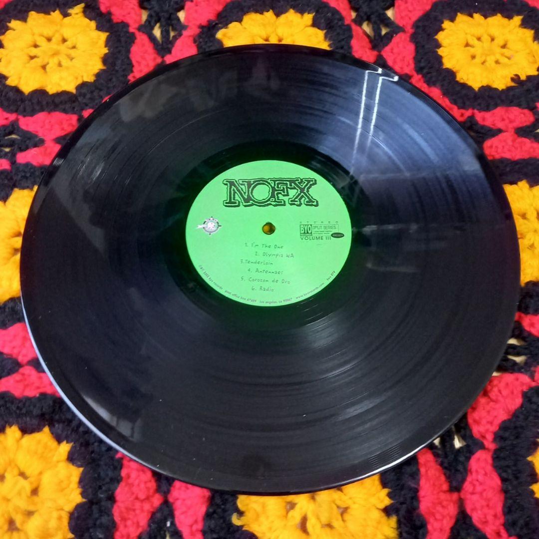 NOFX RANCID SPLIT SERIES 3 アナログ レコード カバー