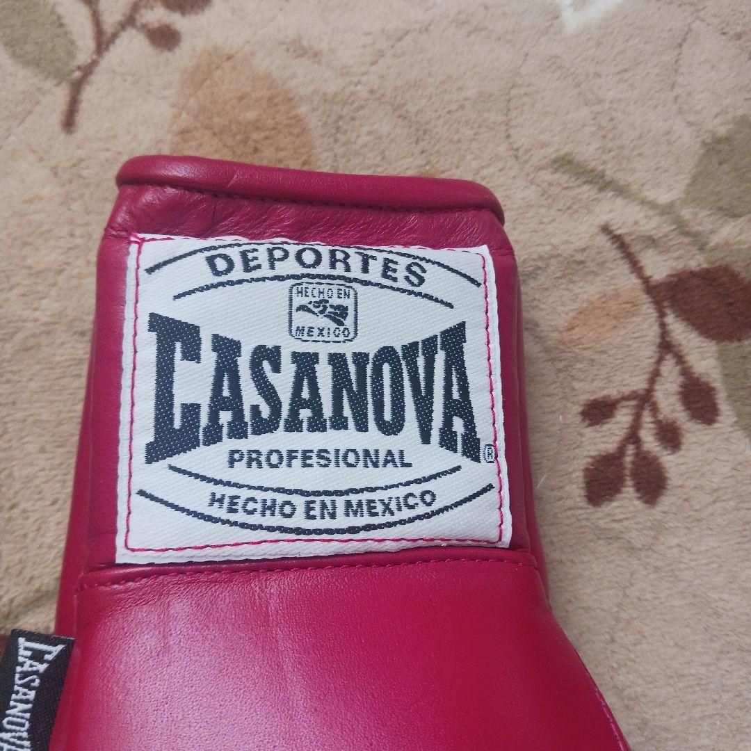 Casanova カサノバ 試合用ボクシンググローブ　６オンス　赤