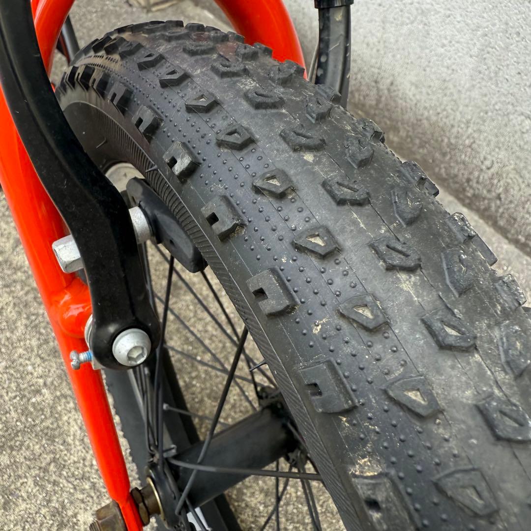 子供用自転車 16インチ Precaliber 身長99-117cm オレンジ