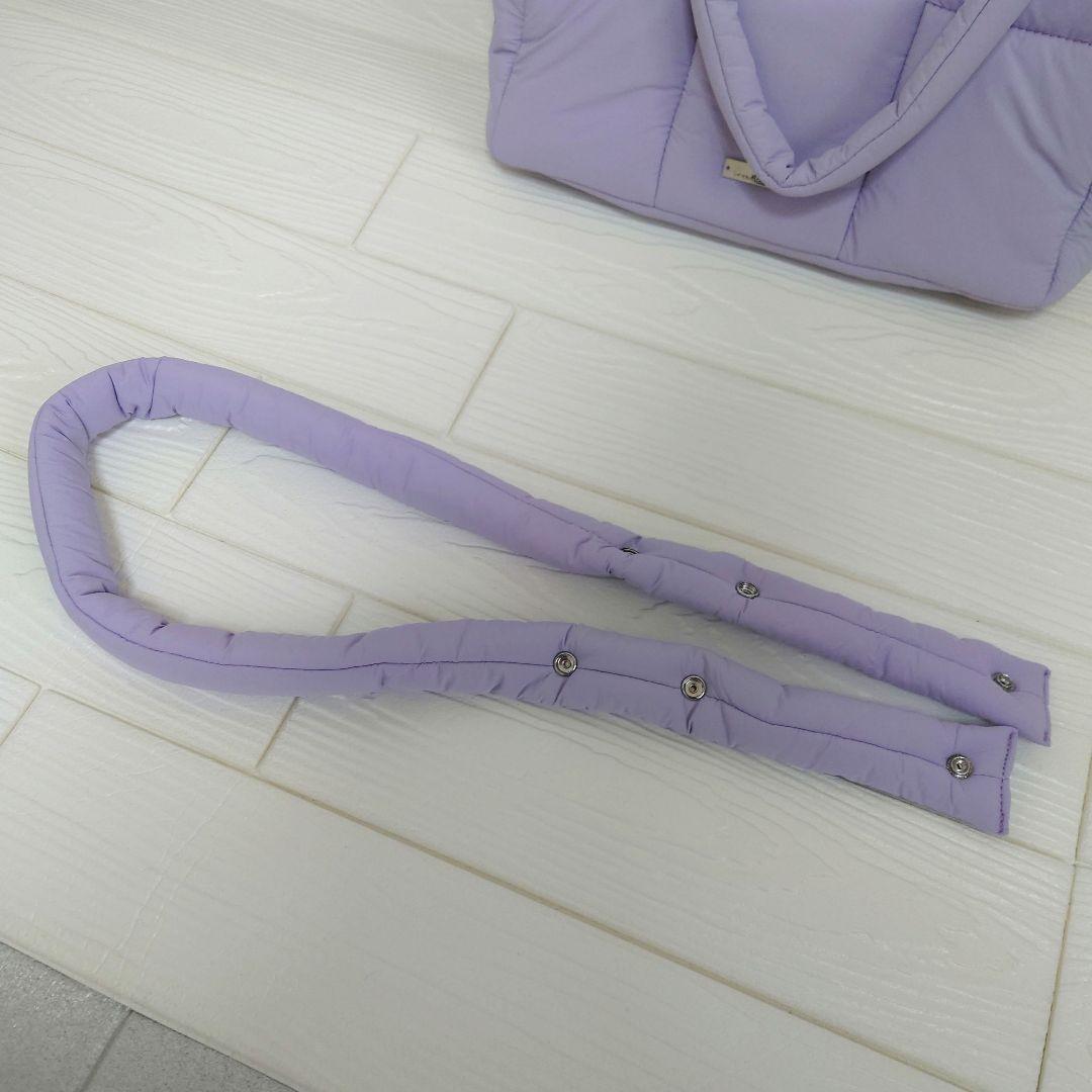 dazzlin　マシュマロ　トートバッグ　パープル　吉田朱里　ショルダーバック