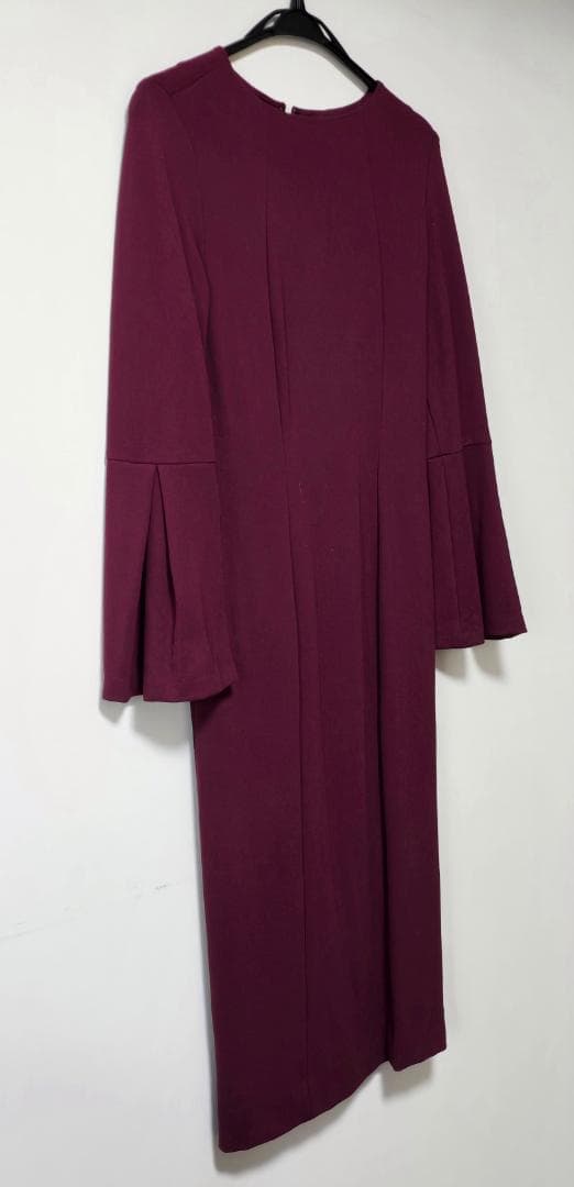 PINKY&DIANNE ベルスリーブベルト付き ワンピース ピンク