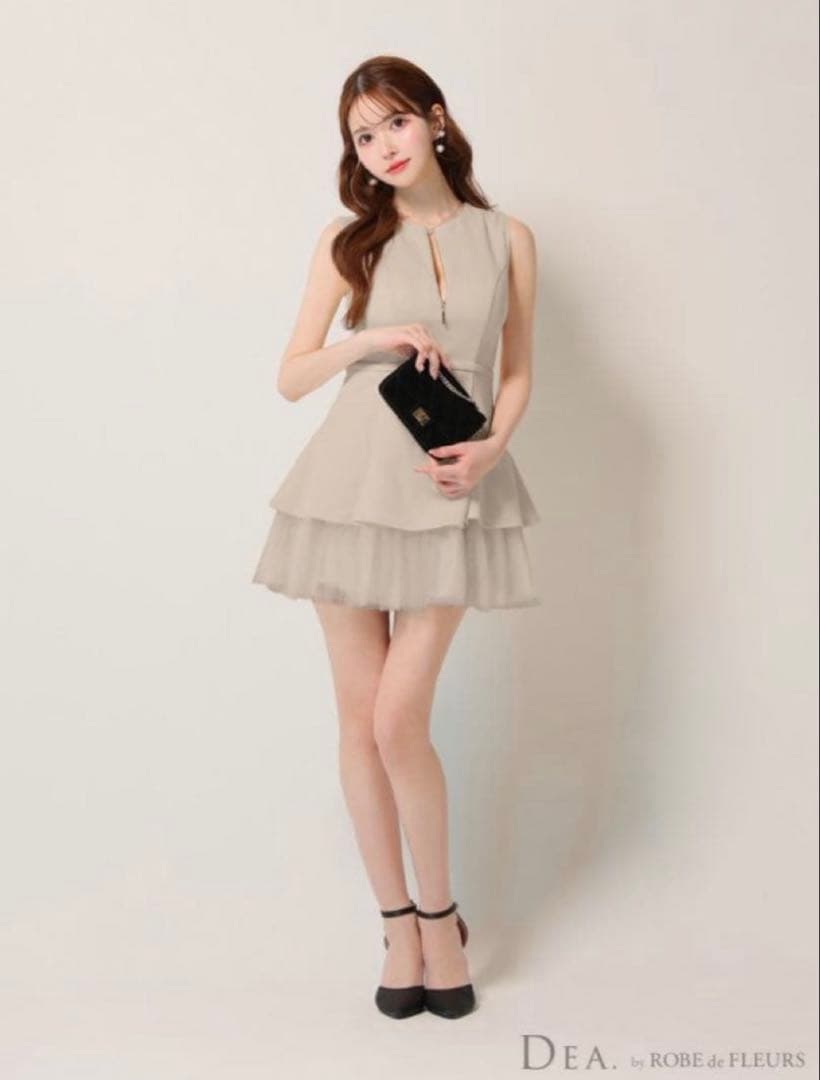 りちぇん*ライトグレー3444 ディアバイローブドフルール3477