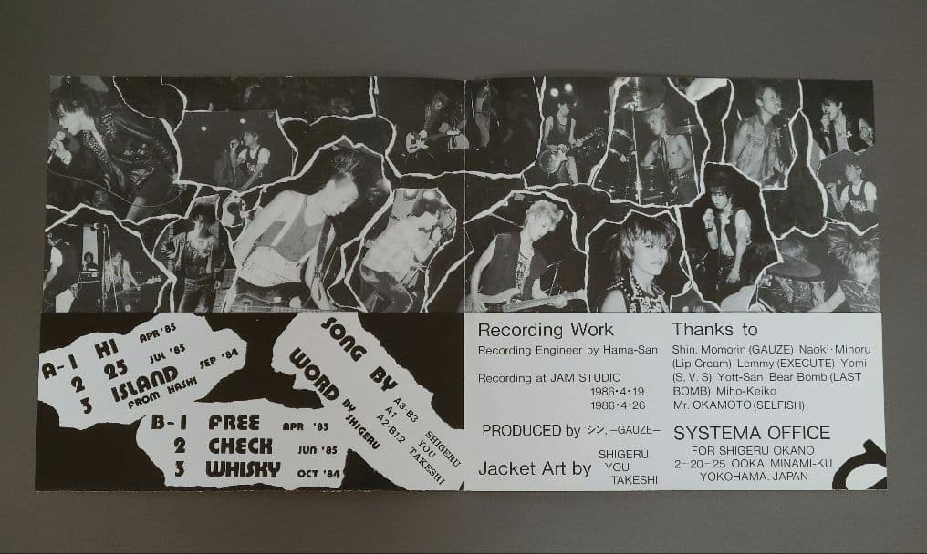 SYSTEMATIC DEATH　FLASH BACK　7“レコード