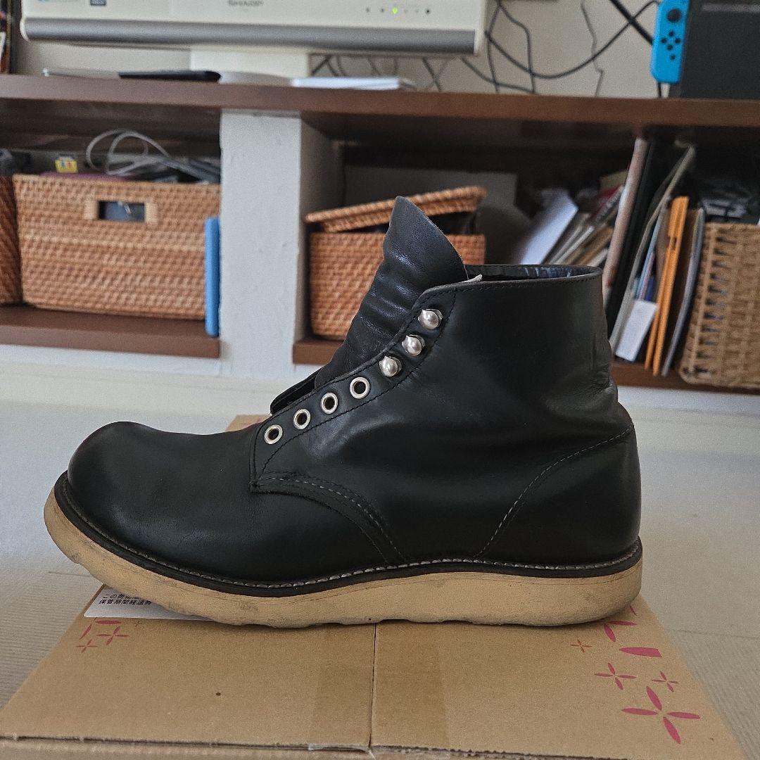 T*h様 レッドウィング　アイリッシュセッター　黒　8½D 犬タグ