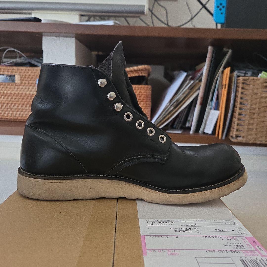 T*h様 レッドウィング　アイリッシュセッター　黒　8½D 犬タグ