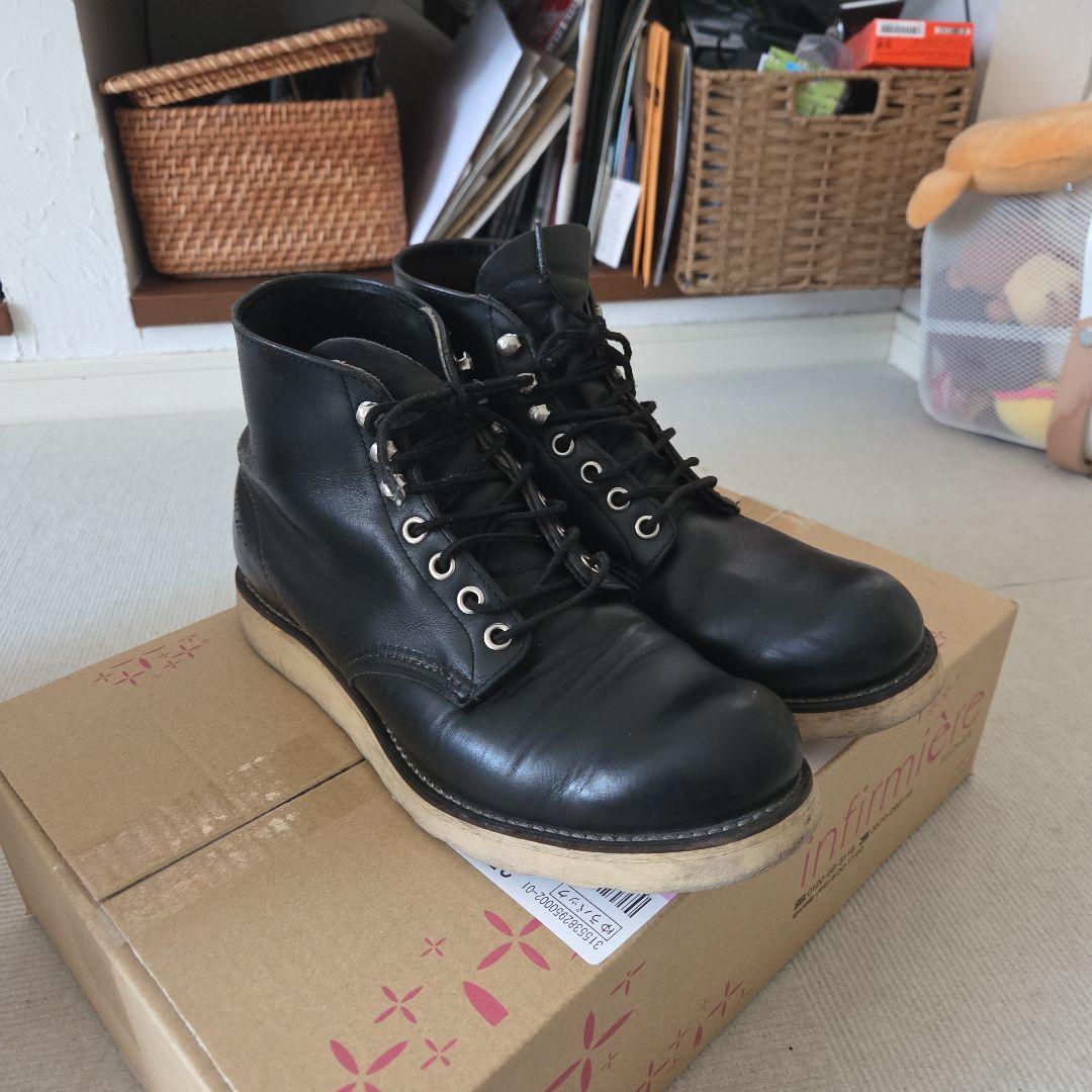 T*h様 レッドウィング　アイリッシュセッター　黒　8½D 犬タグ