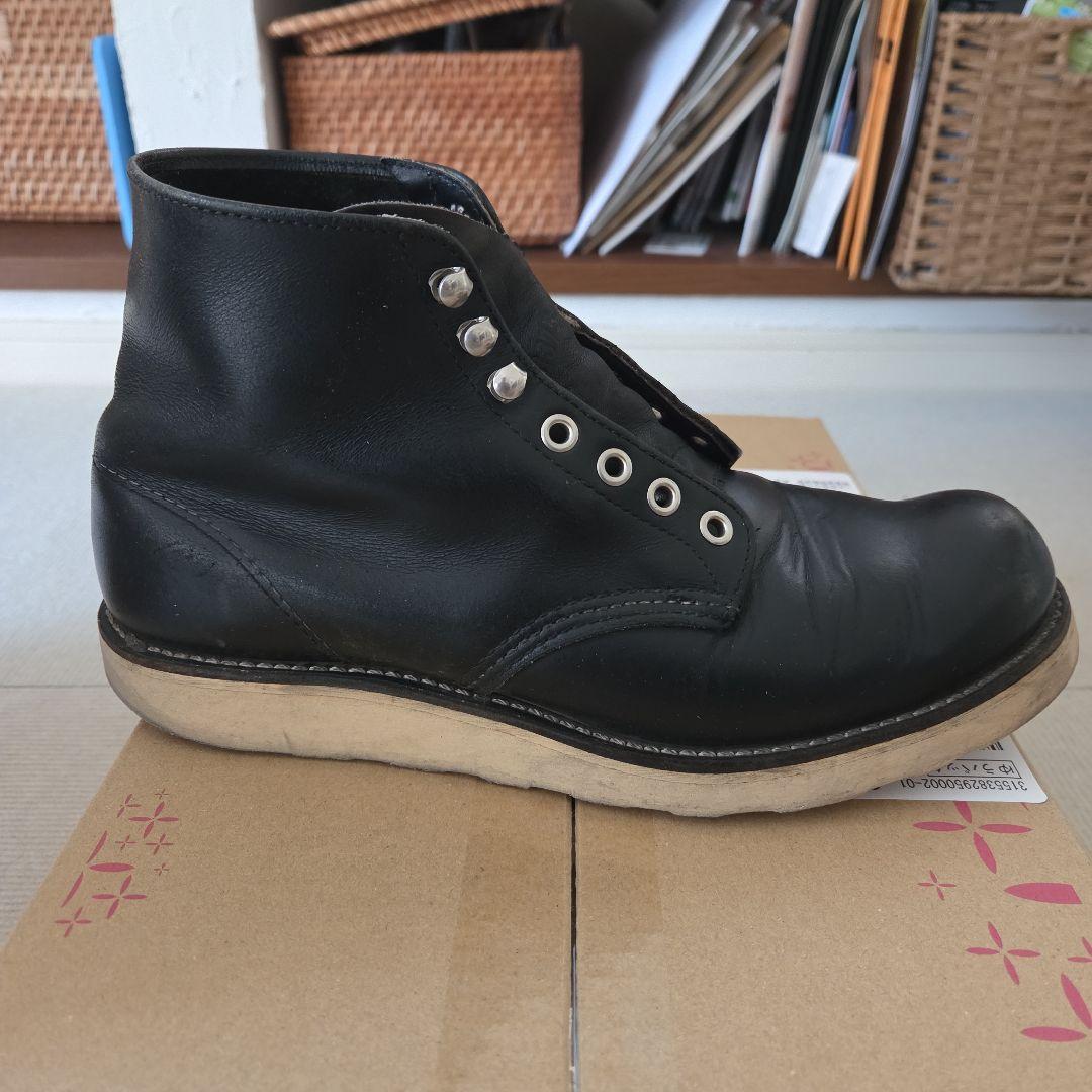 T*h様 レッドウィング　アイリッシュセッター　黒　8½D 犬タグ