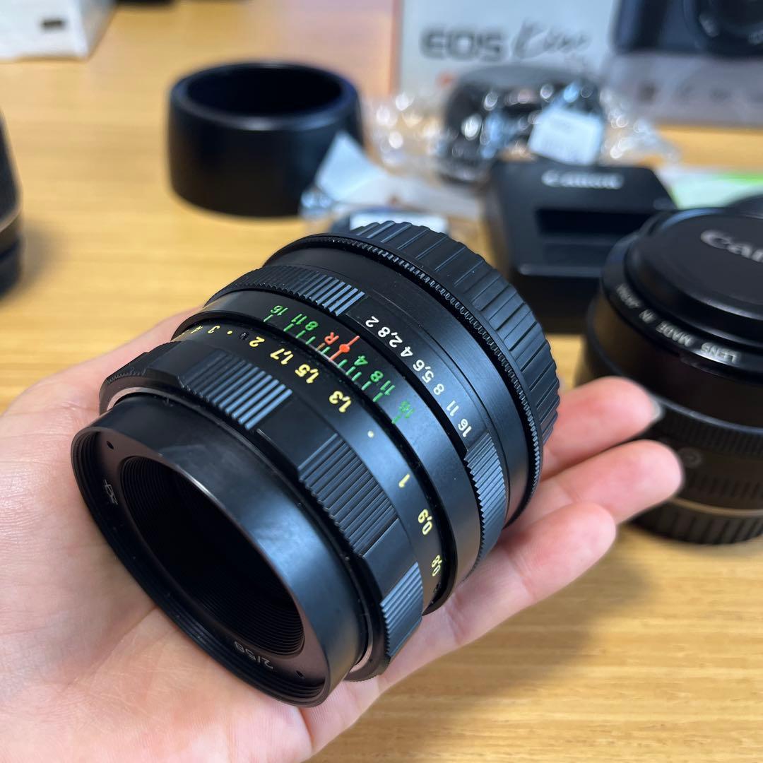 Canon EOSkiss x2 一眼レフカメラ レンズ2本セット