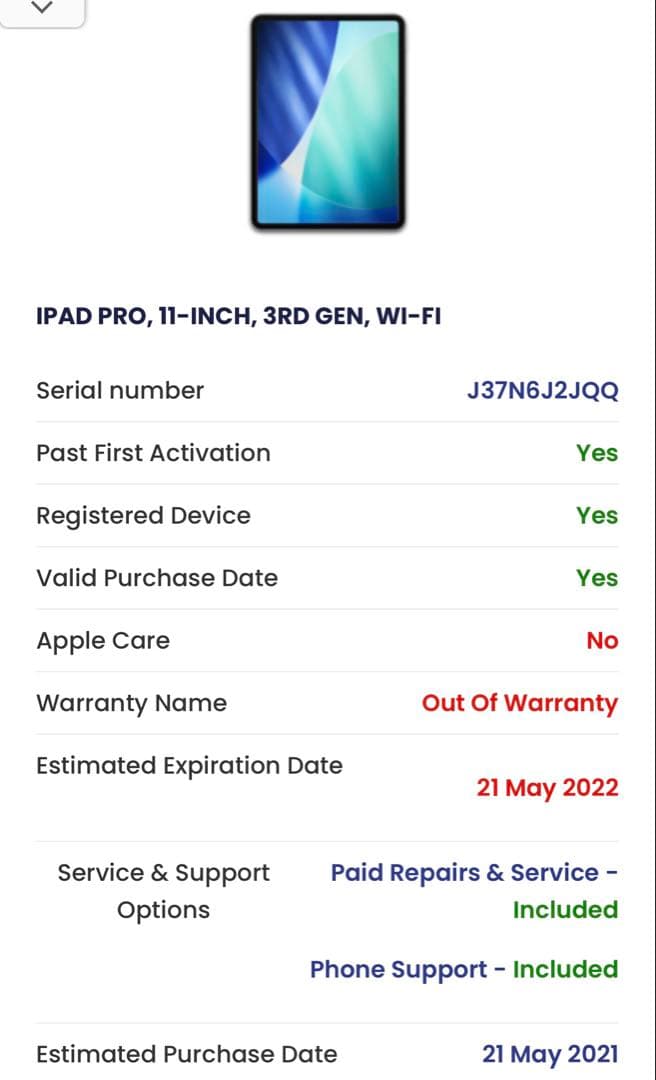 11インチiPad Pro M1 Wi-Fi 128GB シルバー（第3世代）