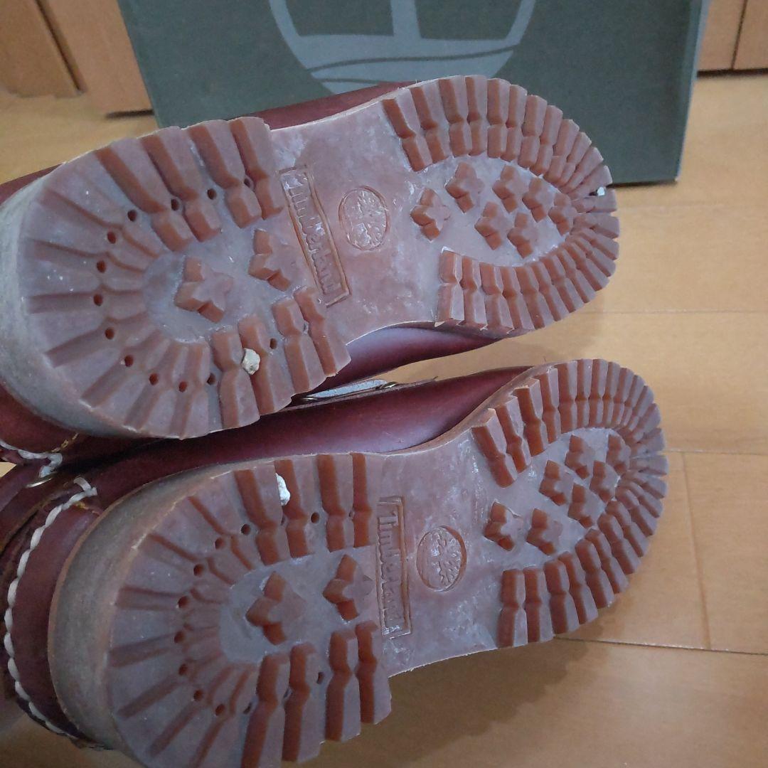 【ケア済】Timberland 3eye バーガンディ