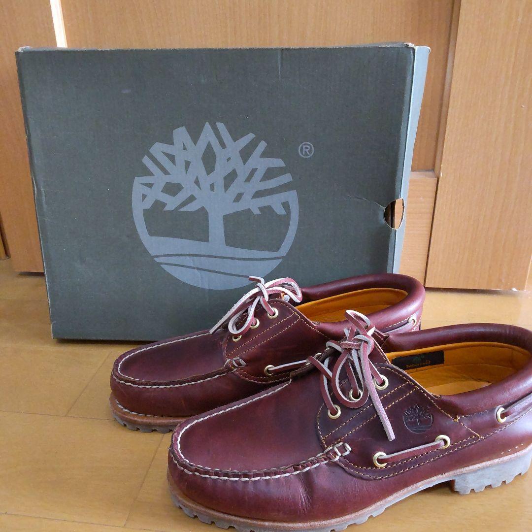 【ケア済】Timberland 3eye バーガンディ