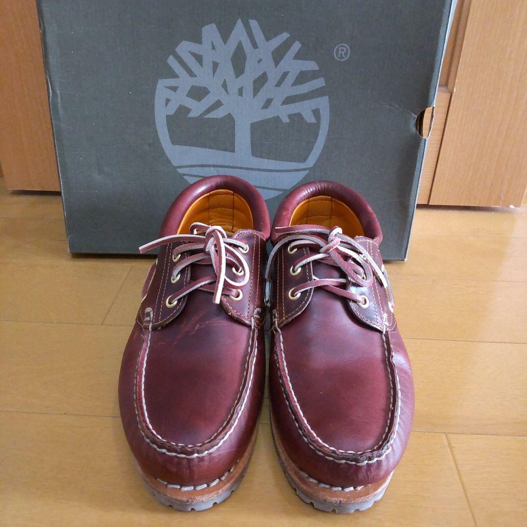 【ケア済】Timberland 3eye バーガンディ