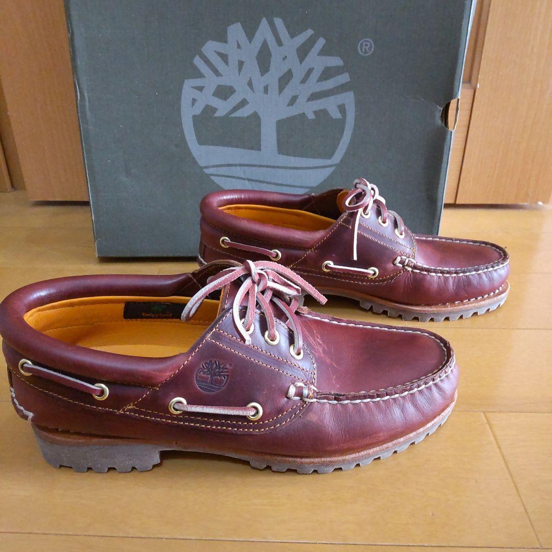 【ケア済】Timberland 3eye バーガンディ