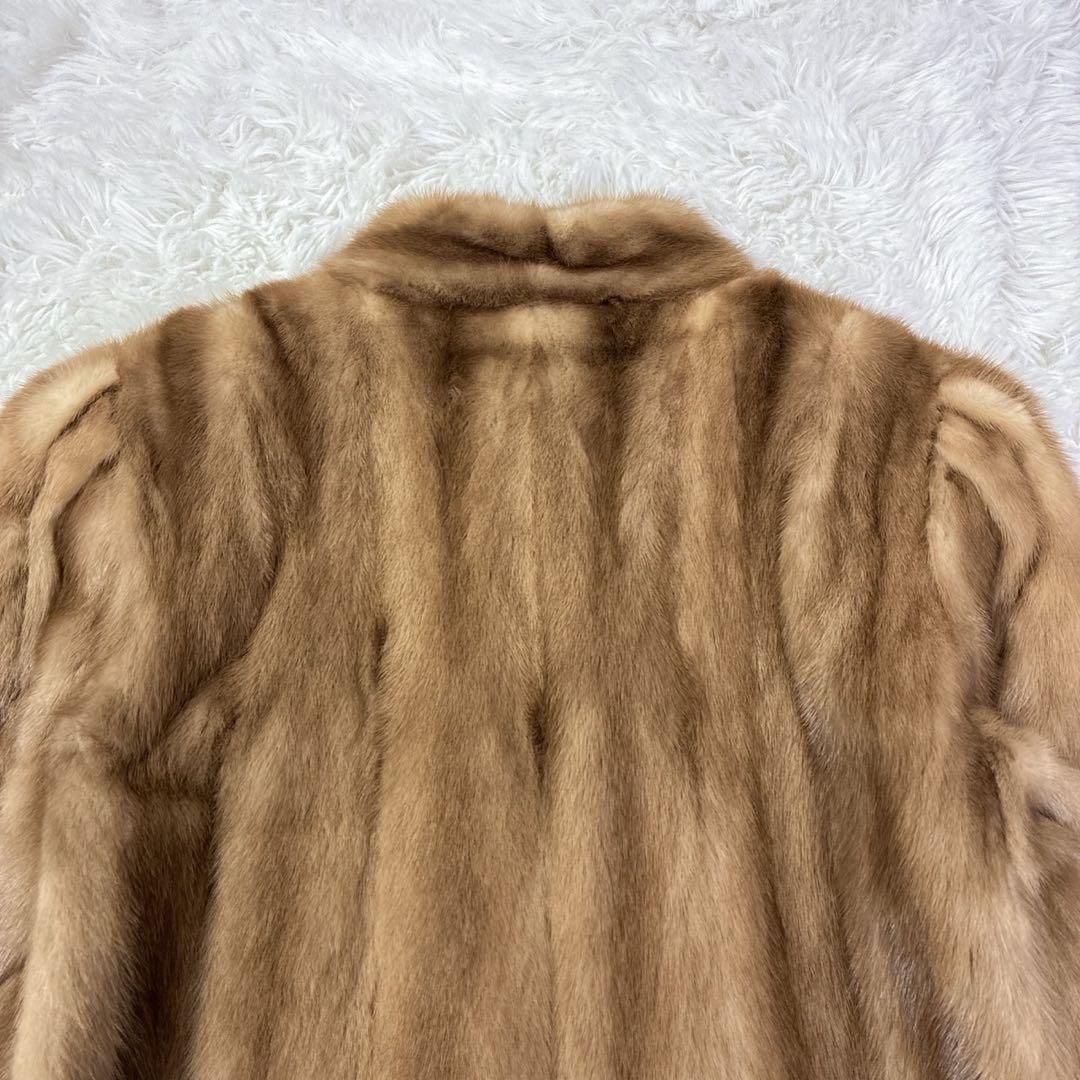 SAGA MINKサガミンク　ミンクファーコート　銀タグ　高級　Lサイズ