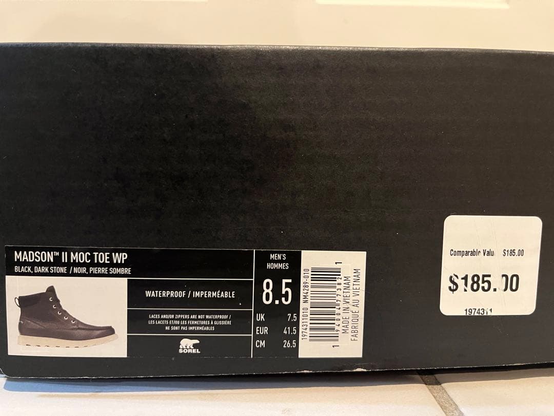 SOREL ブラック ハイカットブーツ