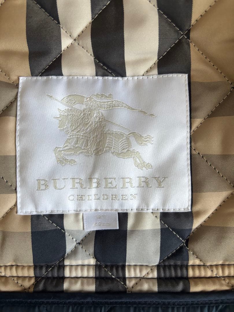 バーバリー キルティングジャケット コート ネイビー