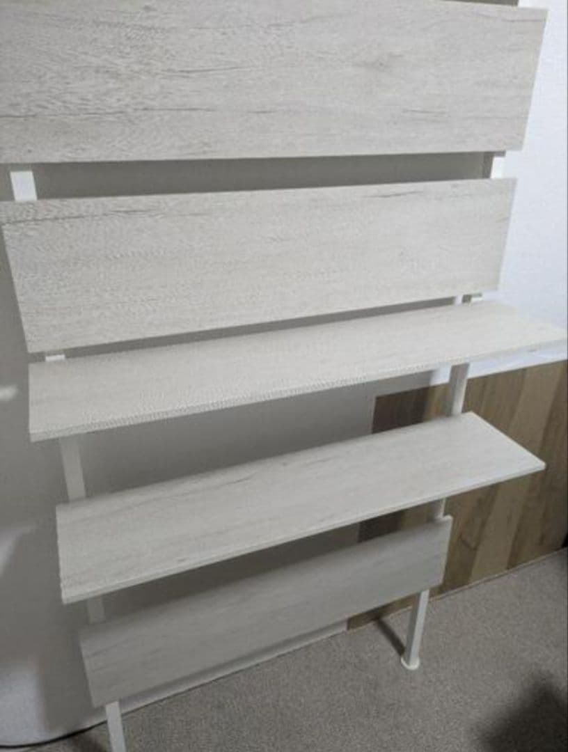 ニトリ カエサル ホワイトウォッシュ 突っ張りラック