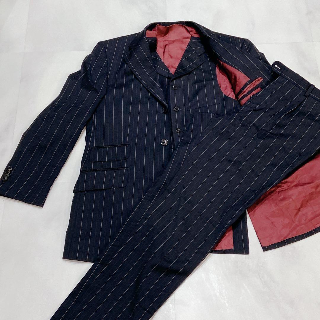 麻布テーラー　ロロピアーナ 高級　オーダースーツ　3点セット 美品