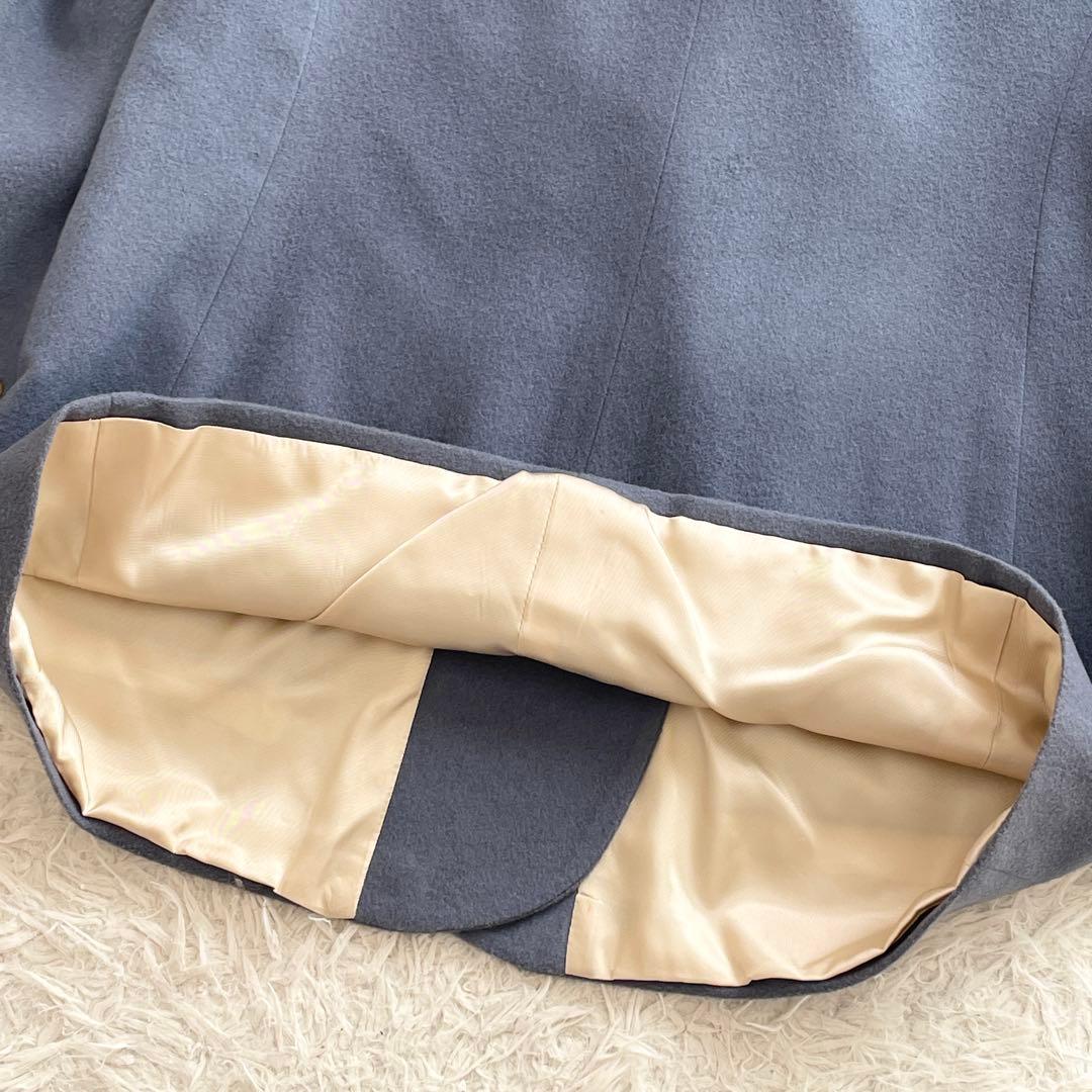 未使用 キャメル100% ブルックスブラザーズ ダブルジャケット くすみブルー