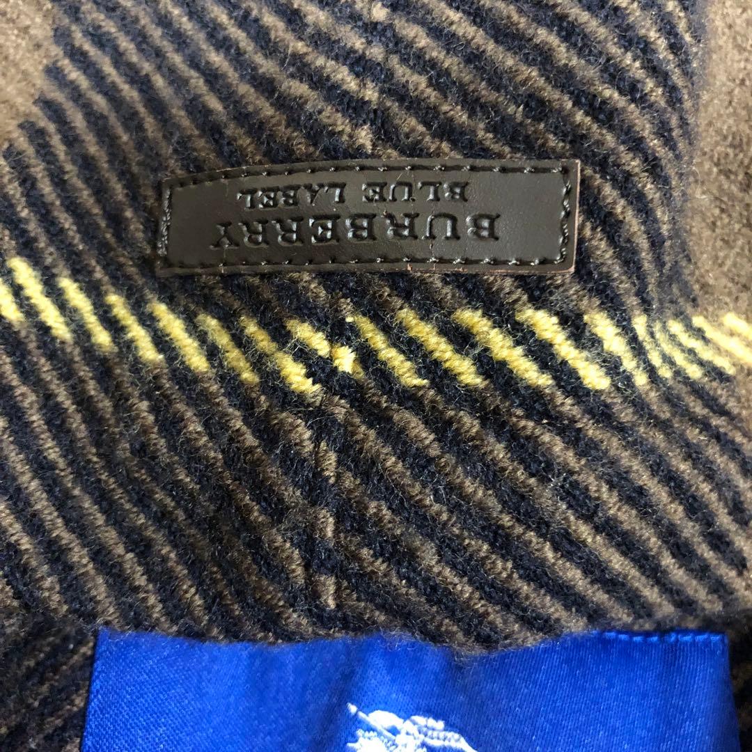 BURBERRY BLUE LABEL 大判ストール ポンチョ ノバチェック