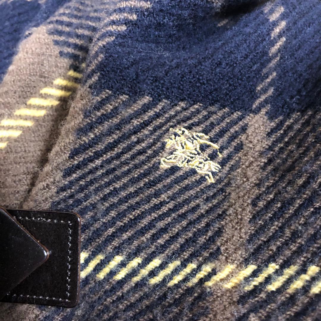 BURBERRY BLUE LABEL 大判ストール ポンチョ ノバチェック
