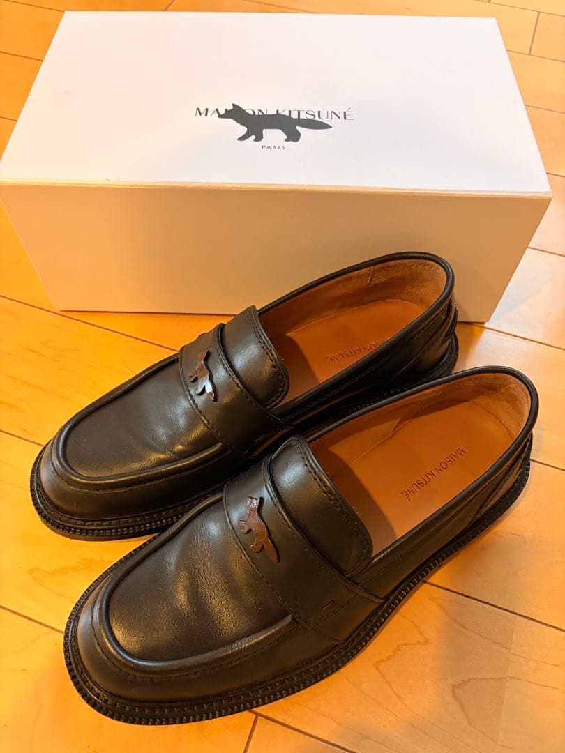MAISON KITSUNE LEATHER LOAFERS ローファー 41