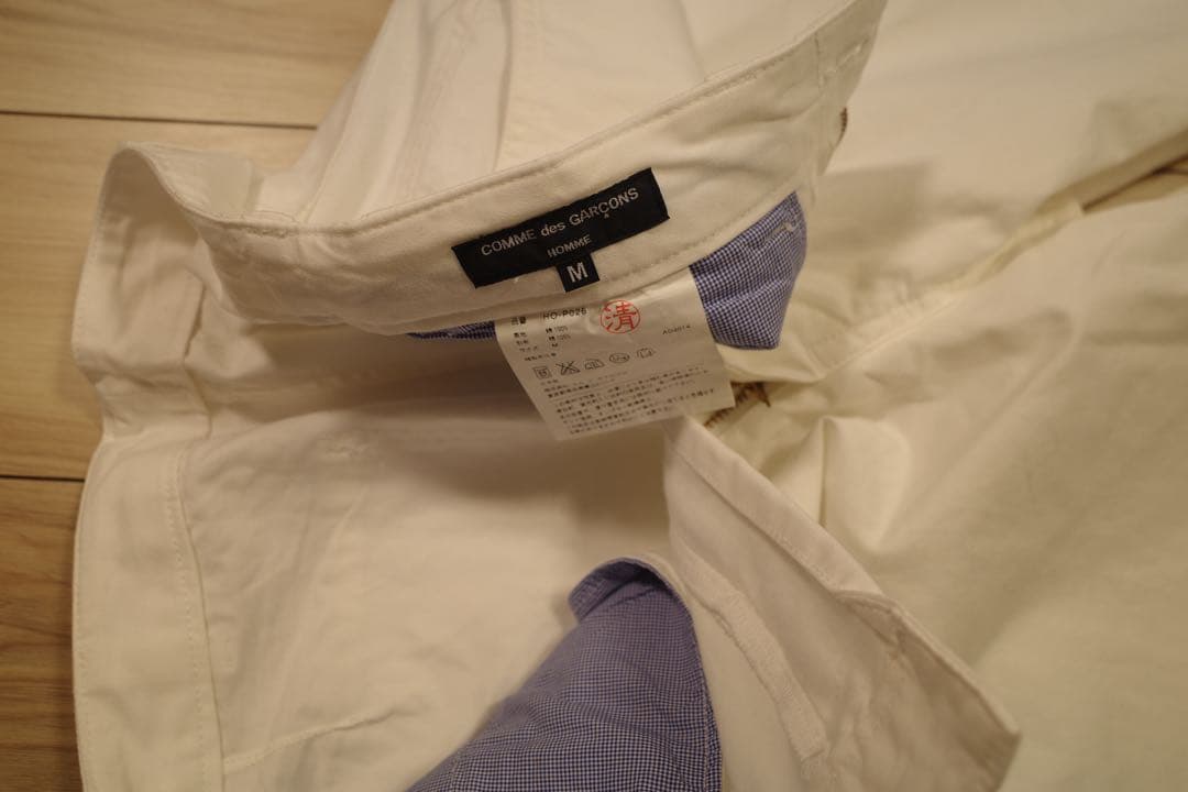 COMME des GARCONS HOMME コムデギャルソン　パンツホワイト